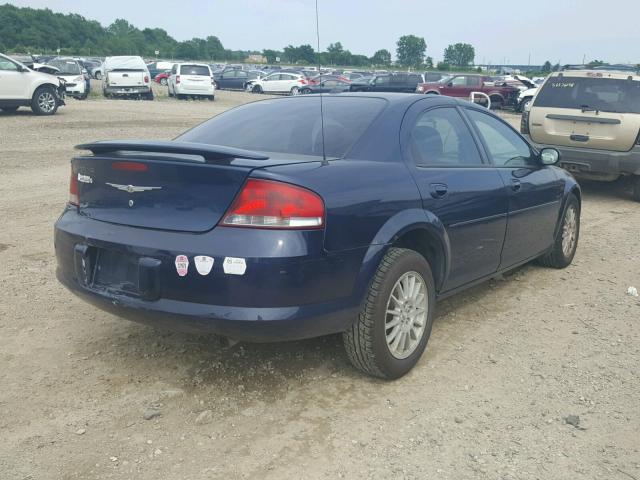 1C3EL46X76N215481 - 2006 CHRYSLER SEBRING BLUE photo 4