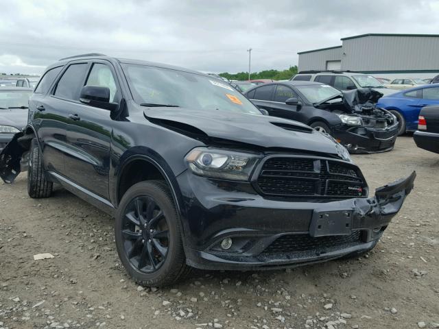 1C4RDJDG1JC156282 - 2018 DODGE DURANGO GT BLACK photo 1