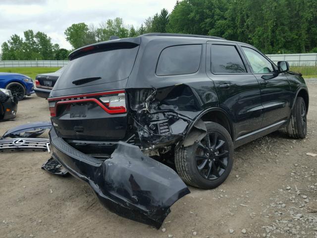 1C4RDJDG1JC156282 - 2018 DODGE DURANGO GT BLACK photo 4