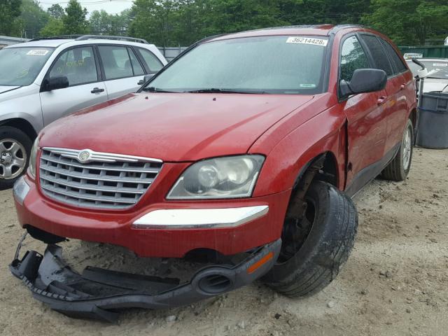 2A4GF68496R766860 - 2006 CHRYSLER PACIFICA T RED photo 2