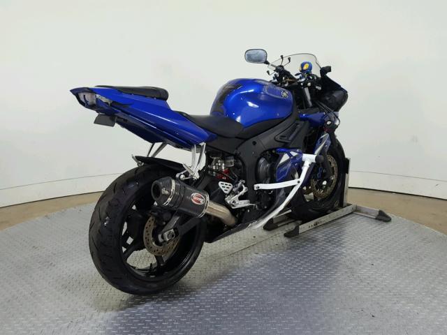 JYARJ06EX7A036348 - 2007 YAMAHA YZFR6 S BLUE photo 8