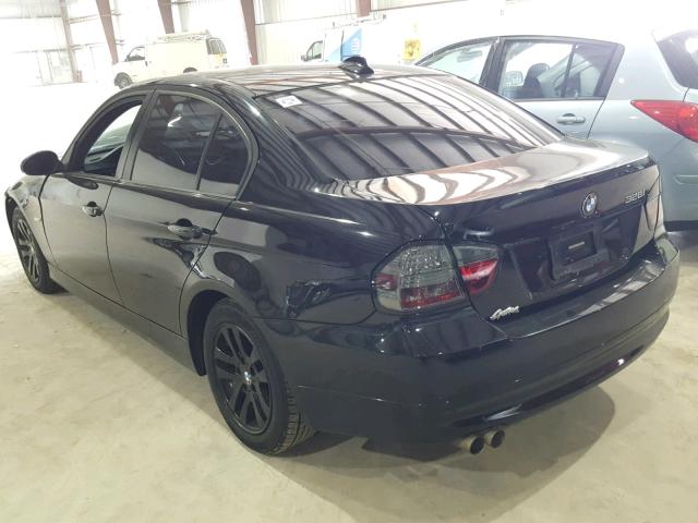 WBAVA33587KX75198 - 2007 BMW 328 I BLACK photo 3