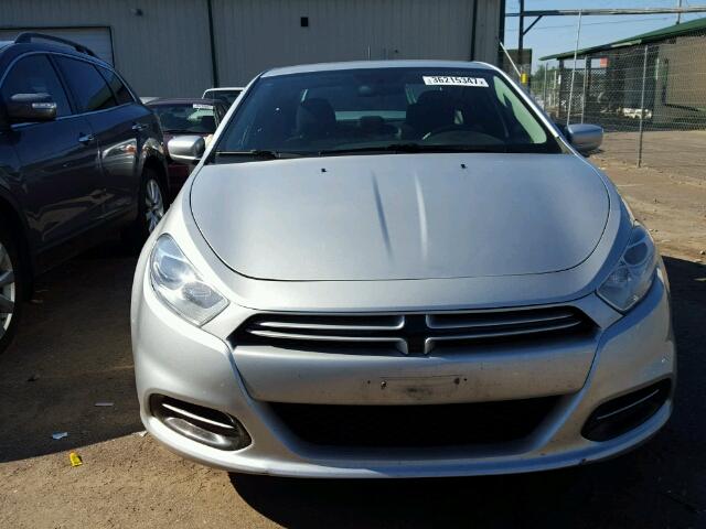 1C3CDFAAXDD308937 - 2013 DODGE DART SE SILVER photo 9