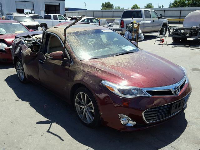 4T1BK1EB3EU126674 - 2014 TOYOTA AVALON BAS MAROON photo 1