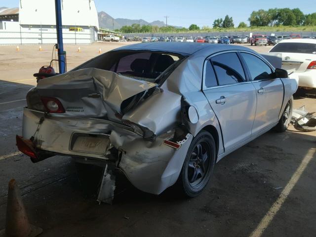 1G1ZC5EB0AF181002 - 2010 CHEVROLET MALIBU 1LT 银色 照片 4