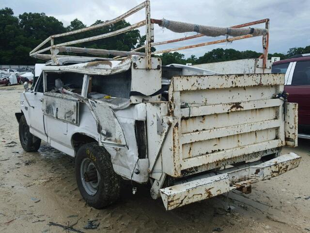 1FTHF25H2SNA22387 - 1995 FORD F250 WHITE photo 3