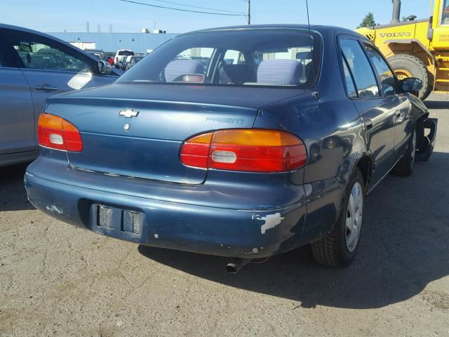 1Y1SK52872Z418505 - 2002 CHEVROLET GEO PRIZM 绿色 照片 4