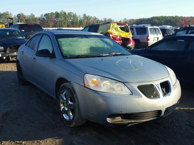 1G2ZG58B974146457 - 2007 PONTIAC G6 BASE BLUE photo 1