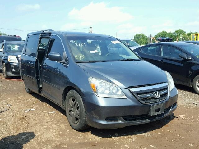 5FNRL38416B413935 - 2006 HONDA ODYSSEY GRAY photo 1