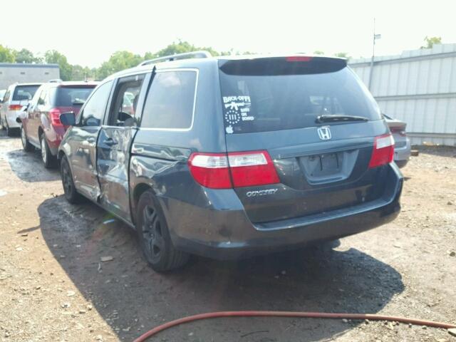 5FNRL38416B413935 - 2006 HONDA ODYSSEY GRAY photo 3