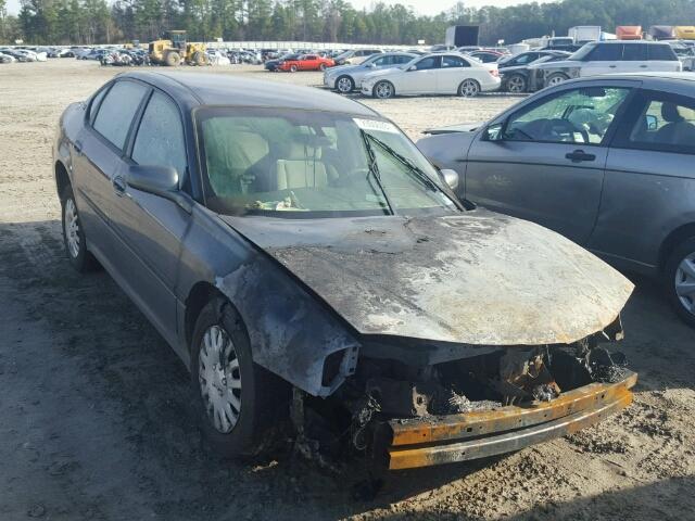 2G1WF52E759263431 - 2005 CHEVROLET IMPALA GRAY photo 1