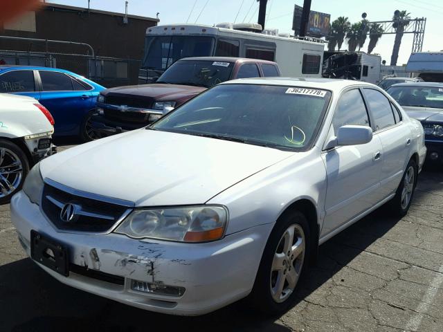 19UUA56823A054554 - 2003 ACURA 3.2TL TYPE WHITE photo 2