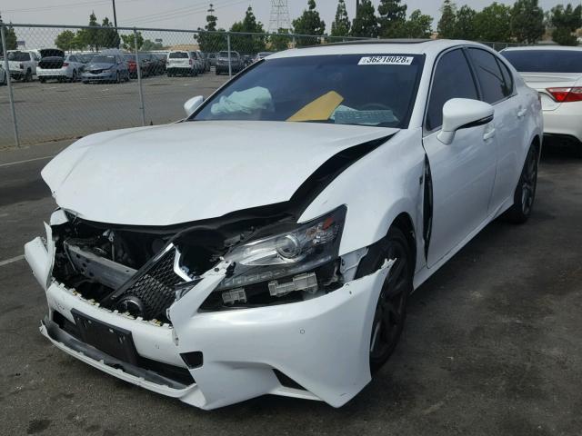 JTHBE1BL6FA019063 - 2015 LEXUS GS 350 WHITE photo 2