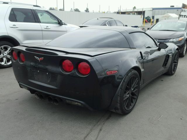 1G1YY26E875129197 - 2007 CHEVROLET CORVETTE Z BLACK photo 4