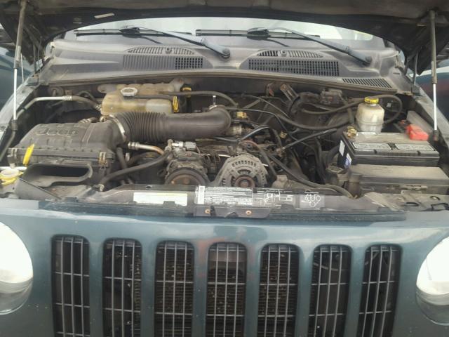 1J8GL38K35W669776 - 2005 JEEP LIBERTY RE 绿色 照片 7