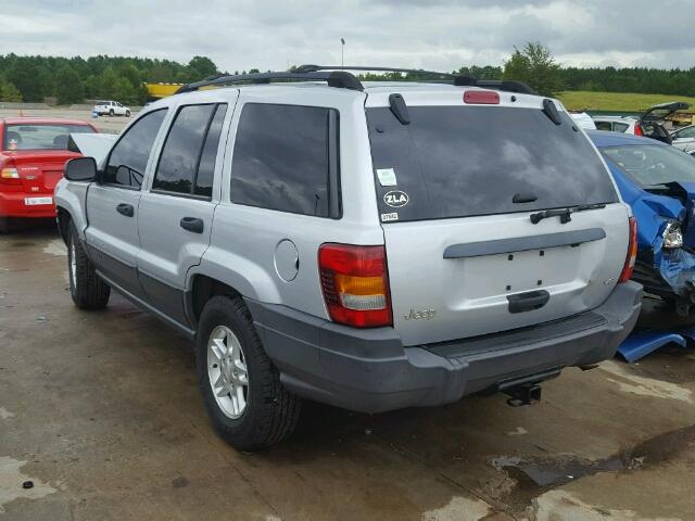 1J4GX48N94C436636 - 2004 JEEP GRAND CHER GRAY photo 3