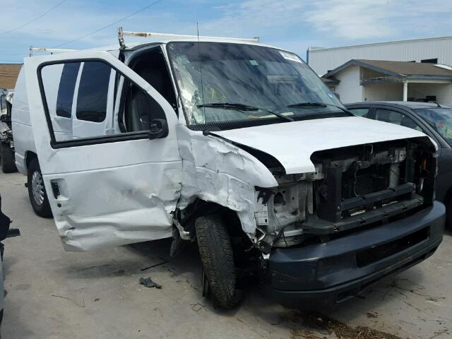 1FTNE1EW7ADA07841 - 2010 FORD ECONOLINE WHITE photo 1