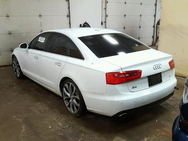 WAUGFAFC1FN027446 - 2015 AUDI A6 PREMIUM WHITE photo 3