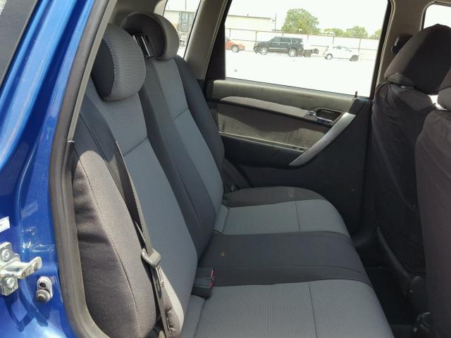 KL1TD66E99B646654 - 2009 CHEVROLET AVEO LS BLUE photo 6