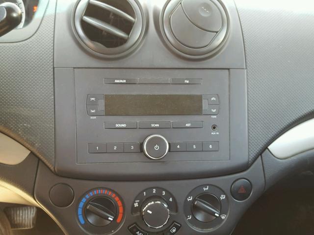 KL1TD56688B058178 - 2008 CHEVROLET AVEO BASE Bleu photo 9