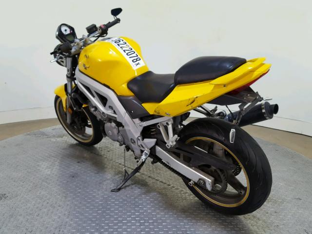 JS1VP53A142101264 - 2004 SUZUKI SV650 YELLOW photo 6