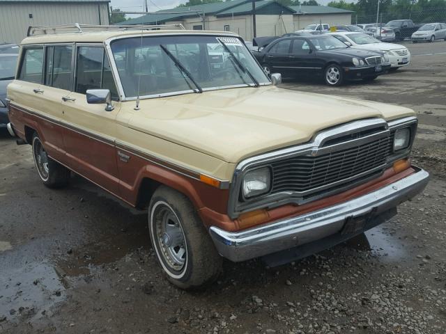 1JCNJ15N4DT025791 - 1983 JEEP WAGONEER TAN photo 1