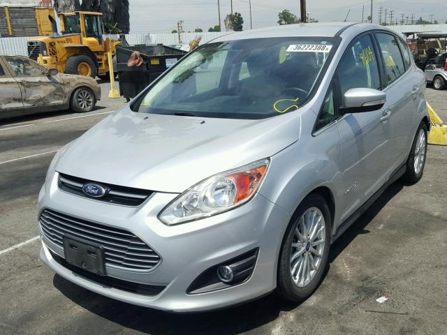 1FADP5BU8DL522671 - 2013 FORD C-MAX SEL SILVER photo 2