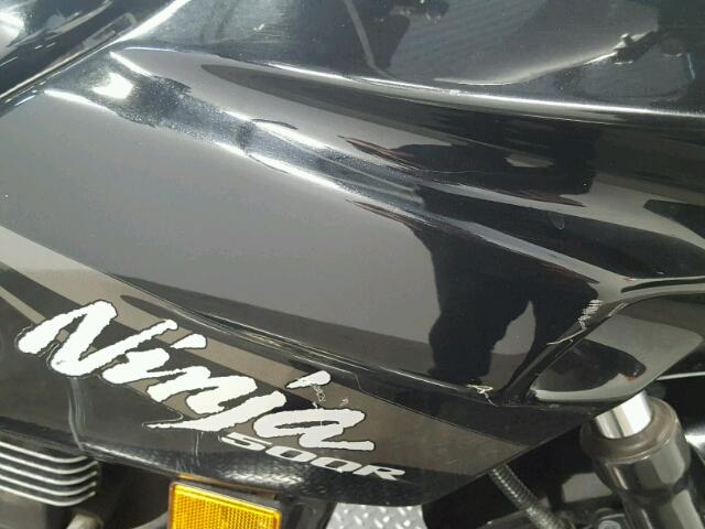 JKAEXVD189A114668 - 2009 KAWASAKI EX500 D BLACK photo 11