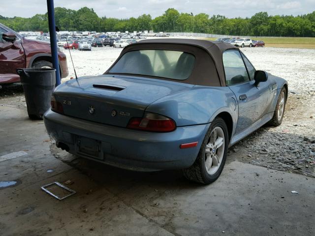 WBACH9342YLG05950 - 2000 BMW Z3 2.3 BLUE photo 4