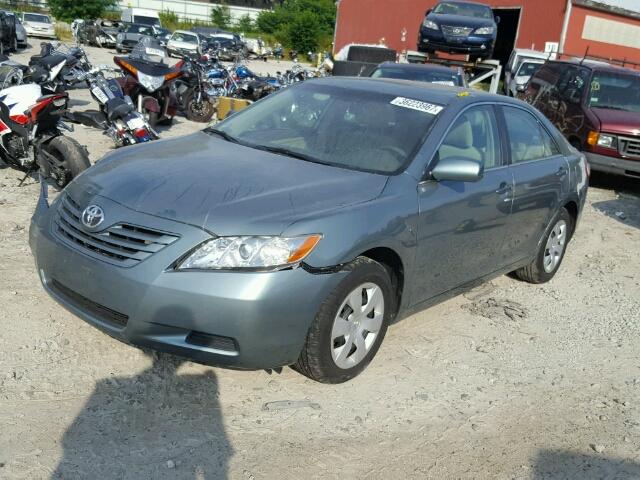 4T1BK46K67U544861 - 2007 TOYOTA CAMRY NEW BLUE photo 2