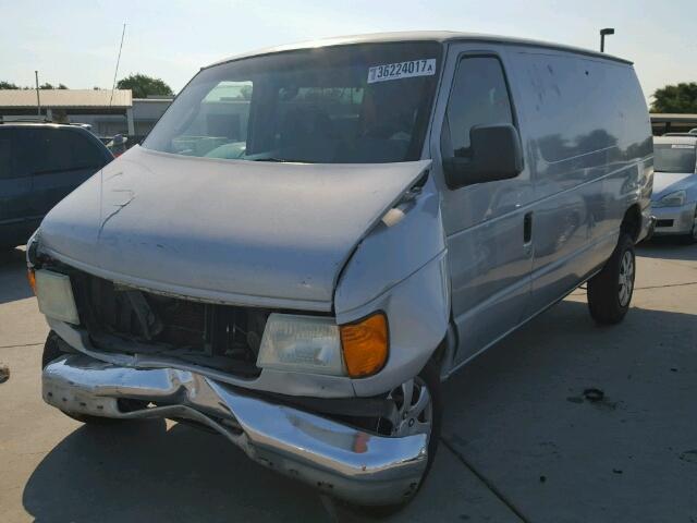 1FTRE14L44HB51739 - 2004 FORD ECONOLINE SILVER photo 2