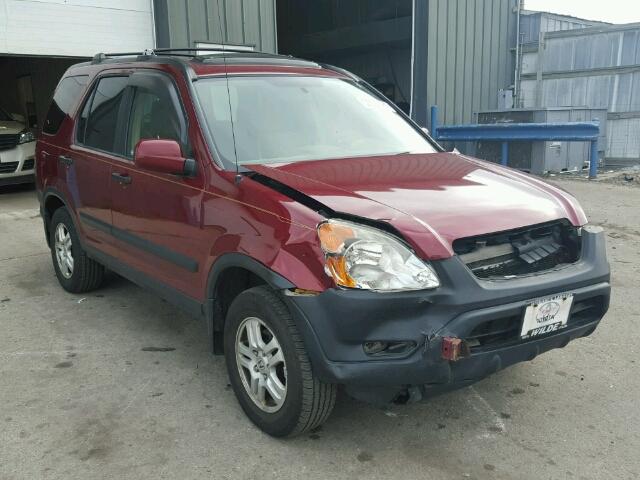 JHLRD78842C000991 - 2002 HONDA CR-V EX BURGUNDY photo 1