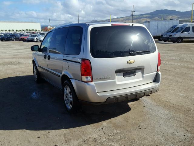 1GNDU23117D158248 - 2007 CHEVROLET UPLANDER L 银色 照片 3