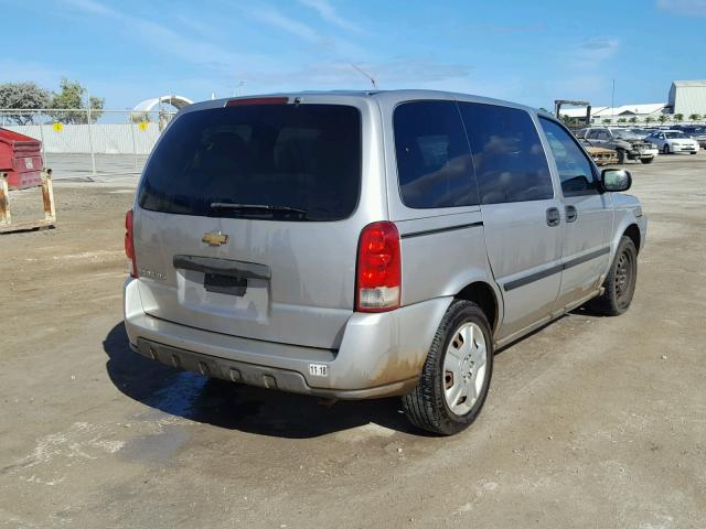 1GNDU23117D158248 - 2007 CHEVROLET UPLANDER L SILVER photo 4