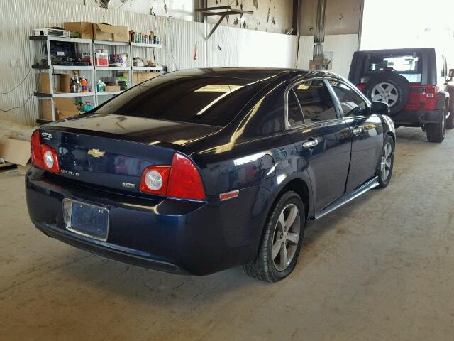 1G1ZC5EU1BF170027 - 2011 CHEVROLET MALIBU 1LT 蓝色 照片 4