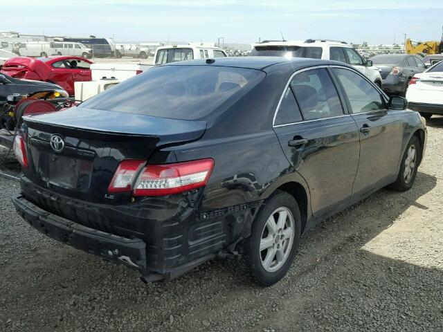 4T4BF3EK0AR058186 - 2010 TOYOTA CAMRY/SE/L BLACK photo 4