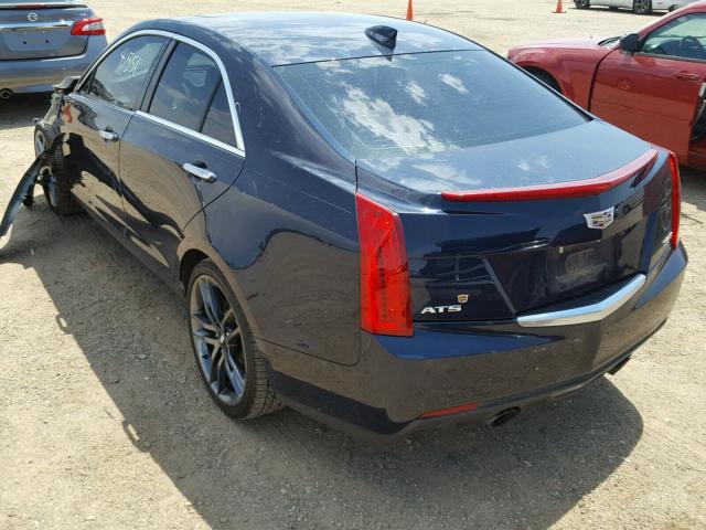 1G6AA5RX2F0142781 - 2015 CADILLAC ATS BLUE photo 3