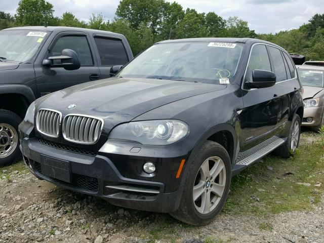 5UXFE8C50AL310696 - 2010 BMW X5 XDRIVE4 BLACK photo 2