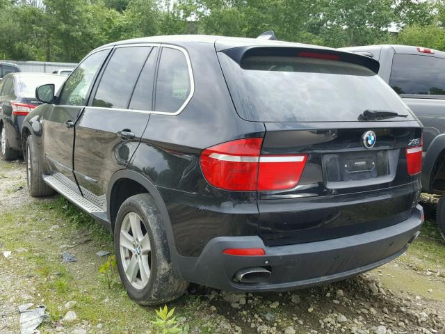 5UXFE8C50AL310696 - 2010 BMW X5 XDRIVE4 BLACK photo 3