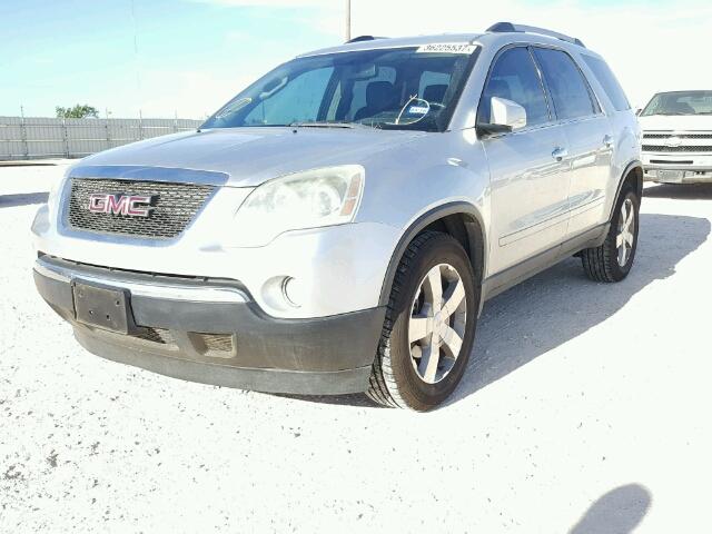 1GKKRRED2BJ144665 - 2011 GMC ACADIA SLT SILVER photo 2