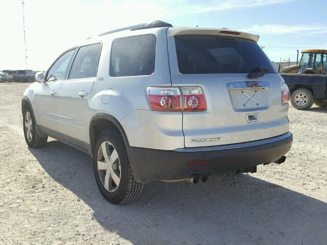 1GKKRRED2BJ144665 - 2011 GMC ACADIA SLT ვერცხლისფერი ფოტო 3