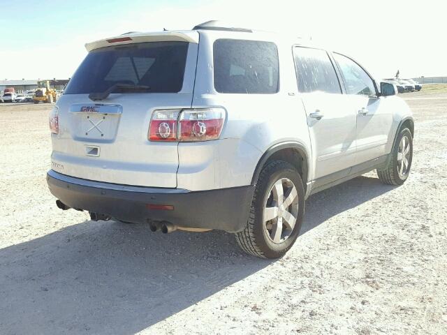 1GKKRRED2BJ144665 - 2011 GMC ACADIA SLT SILVER photo 4