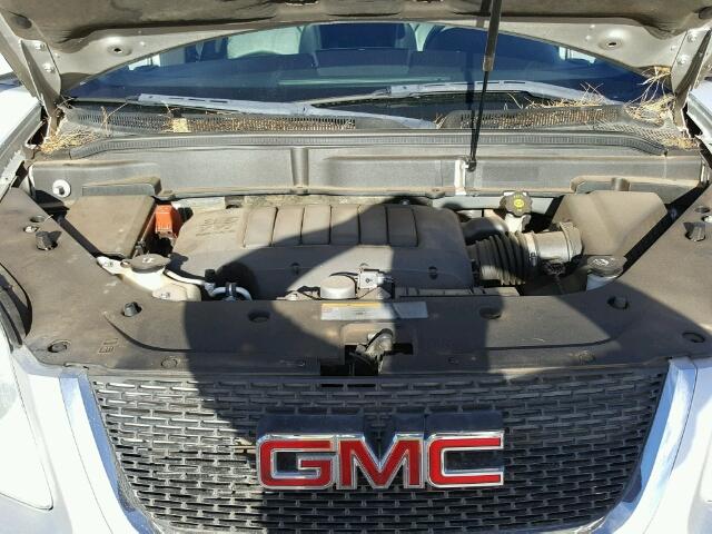 1GKKRRED2BJ144665 - 2011 GMC ACADIA SLT SILVER photo 7