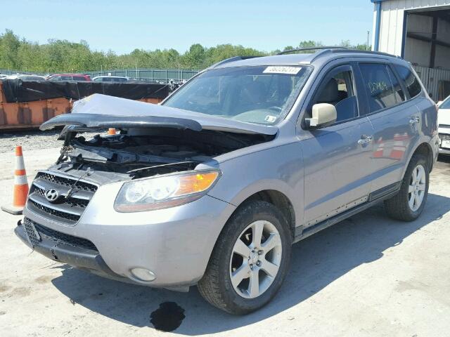 5NMSH73E27H038518 - 2007 HYUNDAI SANTA FE S GRAY photo 2