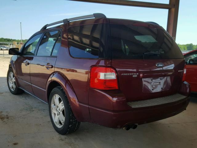 1FMDK06145GA21360 - 2005 FORD FREESTYLE RED photo 3