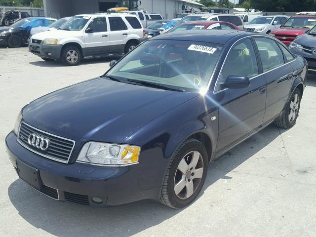 WAULD64B32N073902 - 2002 AUDI A6 2.7T QU BLUE photo 2