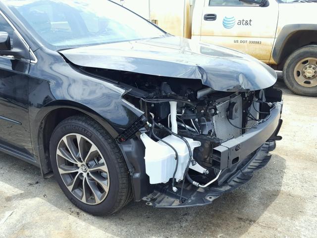 4T1BK1EB3HU264185 - 2017 TOYOTA AVALON XLE BLACK photo 9