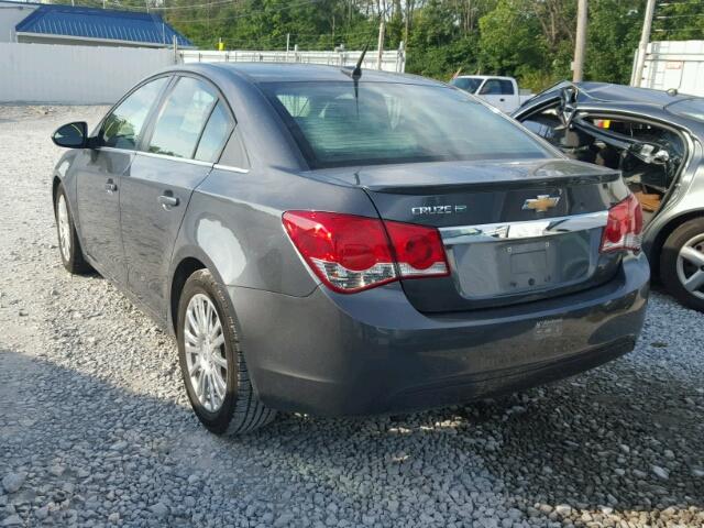 1G1PH5SBXD7160881 - 2013 CHEVROLET CRUZE ECO GRAY photo 3