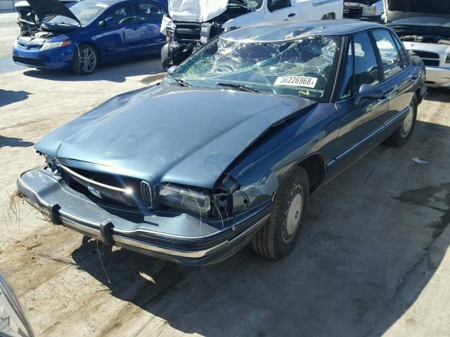 1G4HP52L1SH538466 - 1995 BUICK LESABRE CU GREEN photo 2