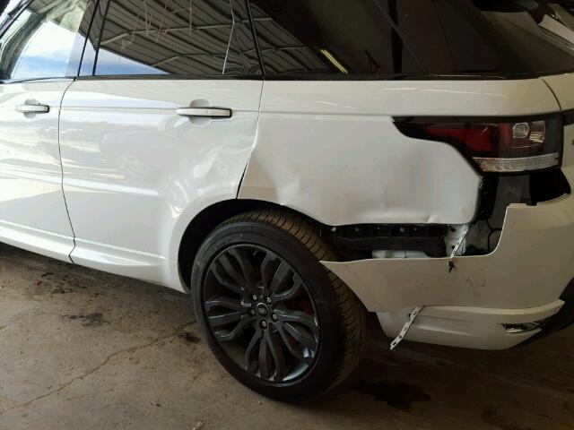 SALWS2VF3GA547886 - 2016 LAND ROVER RANGE ROVE WHITE photo 10